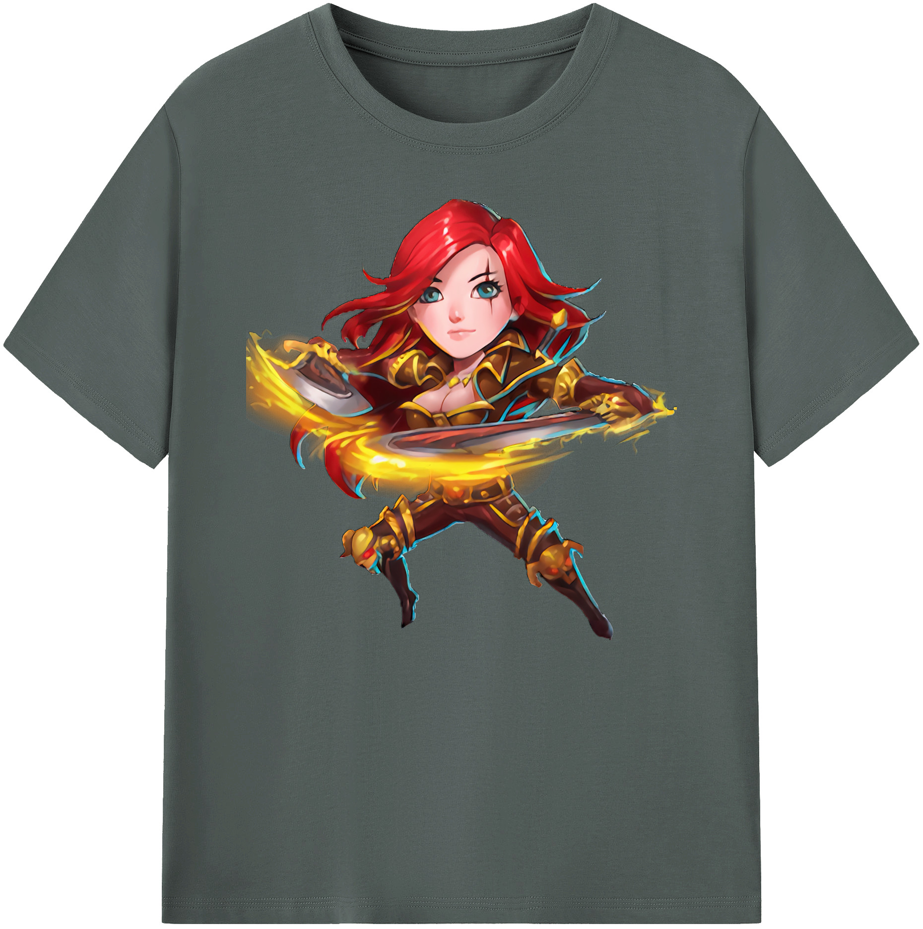 リーグ・オブ・レジェンド League of Legends LOL 綿100％ メンズ半袖Tシャツ｜肌触りやわらか＆通気性
